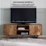 Cavon Clayton 1.5 Metre Solid Wood TV Unit for TVs up to 65 inches