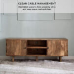 Cavon Clayton 1.5 Metre Solid Wood TV Unit for TVs up to 65 inches