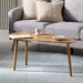 Vendra Mourya Oval Solid Wood Coffee Table - Image 10
