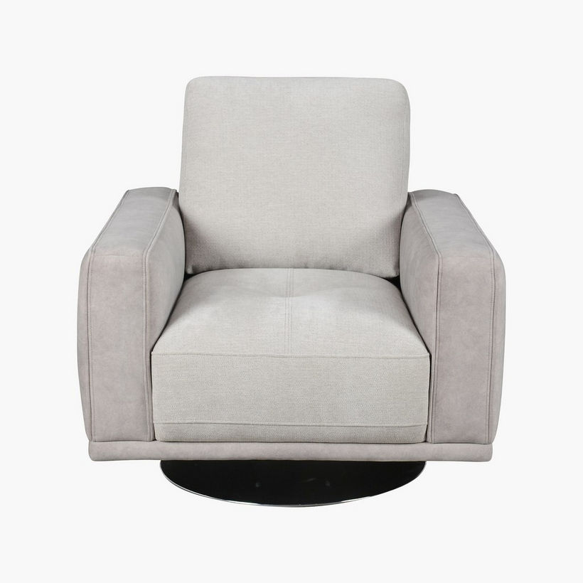 Texas Armchair Fabric Sofa with Swivel - Image 3