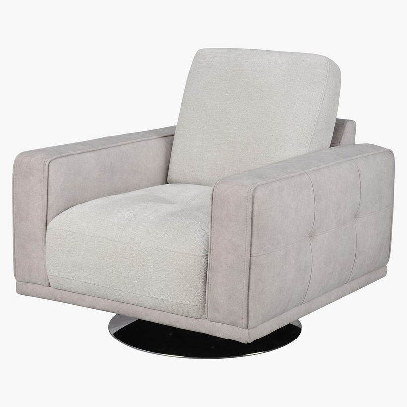 Texas Armchair Fabric Sofa with Swivel - Image 4