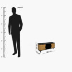 Olivia 1.2 Metre TV Unit for TVs up to 50 inches