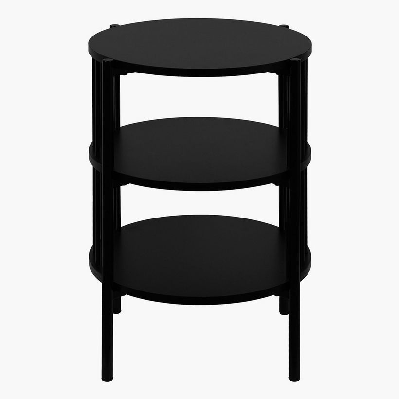 Havok End Table with Two-Tier Shelf - Image 4