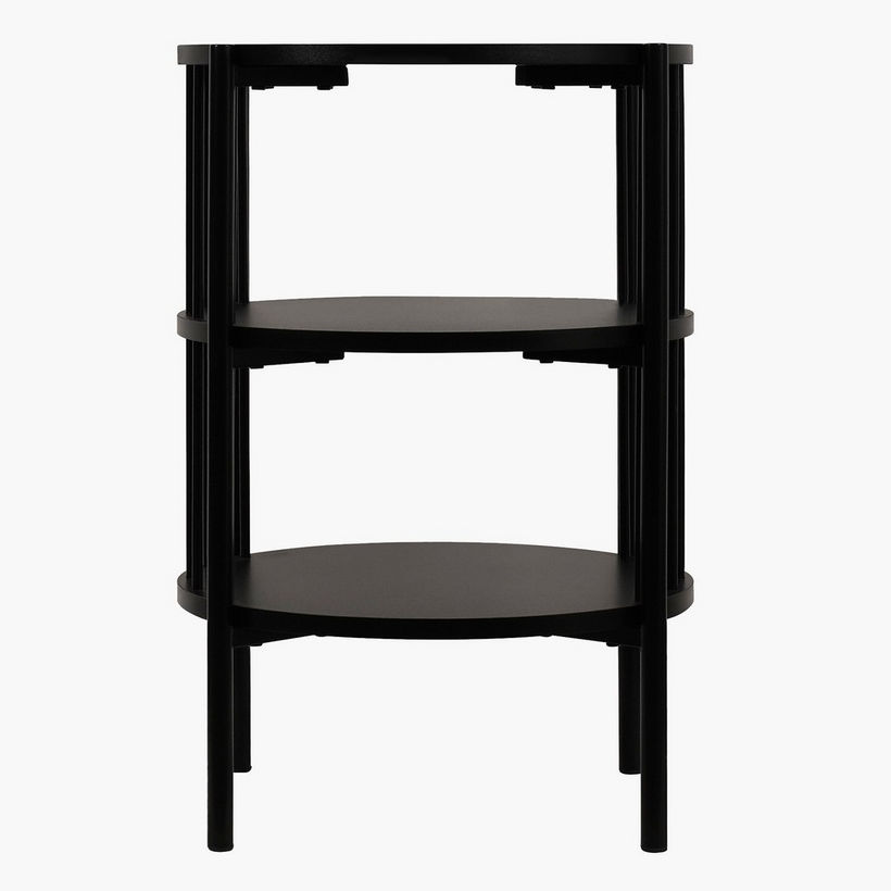 Havok End Table with Two-Tier Shelf - Image 5
