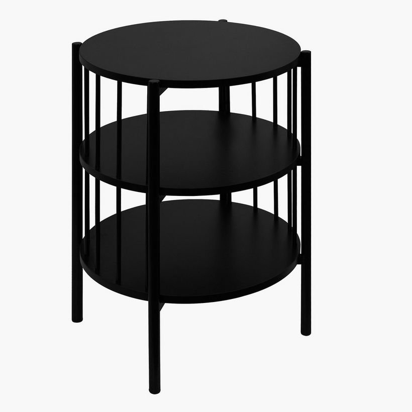 Havok End Table with Two-Tier Shelf - Image 6