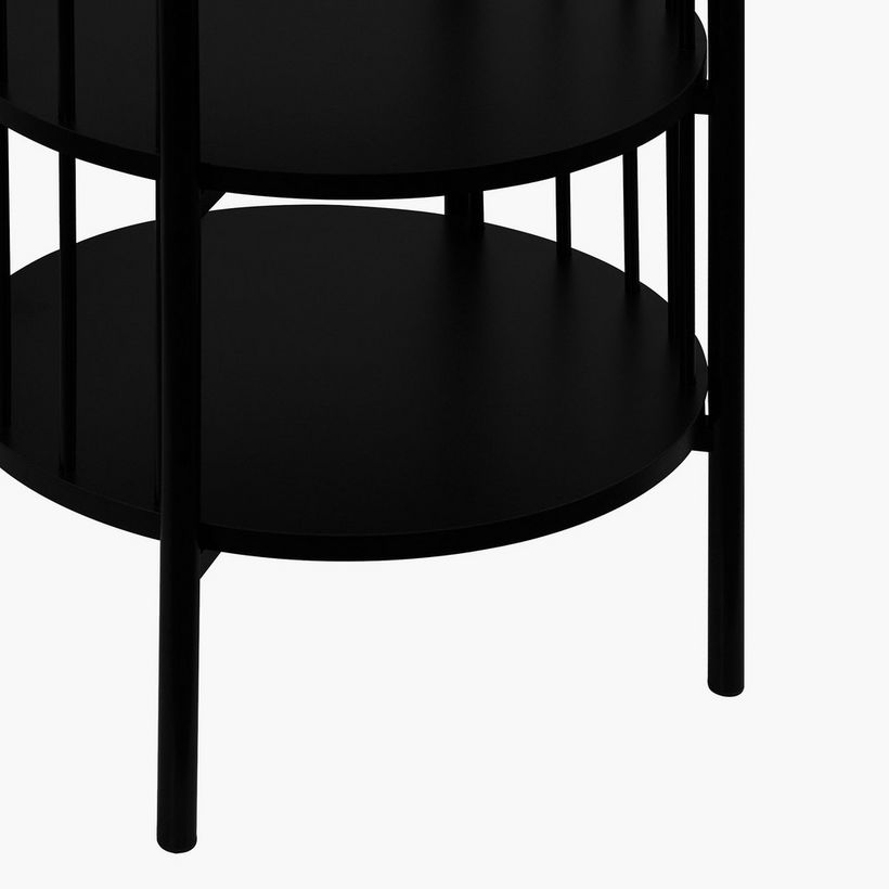 Havok End Table with Two-Tier Shelf - Image 7