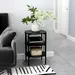Havok End Table with Two-Tier Shelf - Image 9