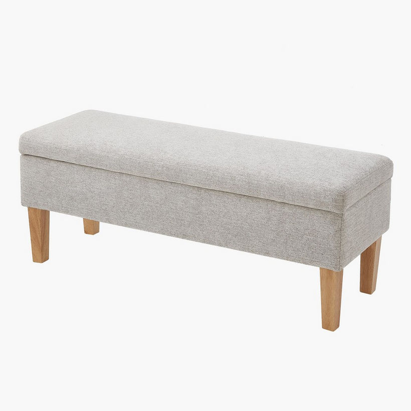 Carol Fabric Bench with Storage - Image 10