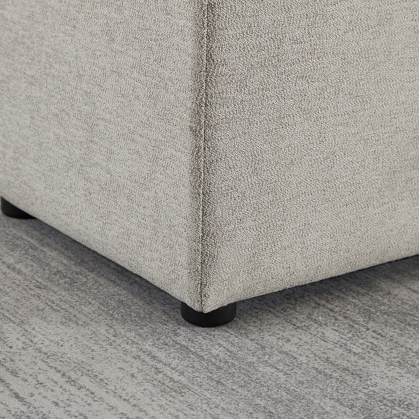 Orlean Fabric Bench with Storage - Image 9