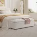 Orlean Fabric Bench with Storage - Image 12