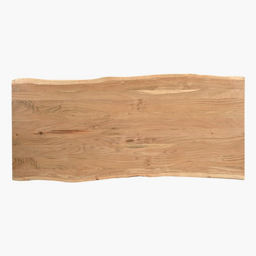 Vendra Clifton 8-Seater Live Edge Solid Wood Dining Table - Image 5
