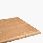 Vendra Clifton 8-Seater Live Edge Solid Wood Dining Table