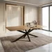 Vendra Clifton 8-Seater Live Edge Solid Wood Dining Table - Image 9