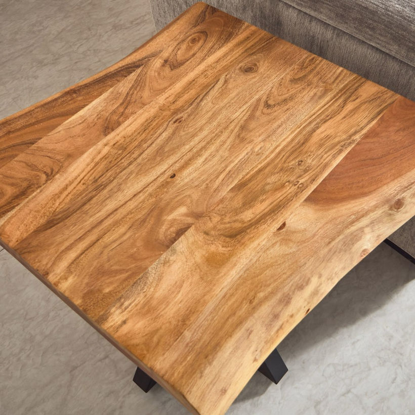 Vendra Clifton Live Edge Solid Wood End Table - Image 4