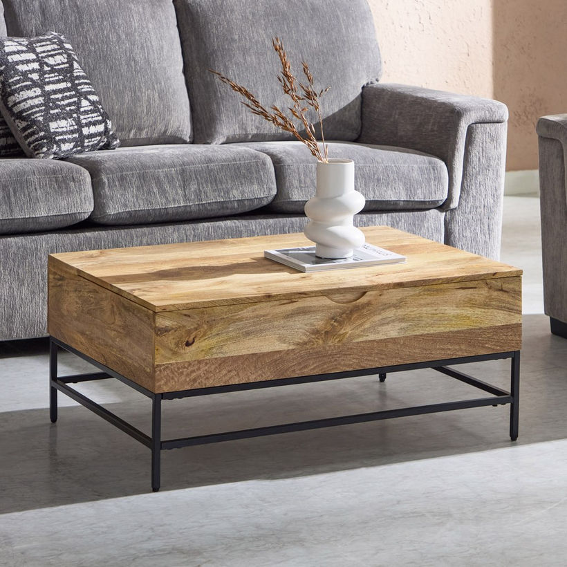Cavon Amigo Solid Wood Lift Top Coffee Table - Image 3