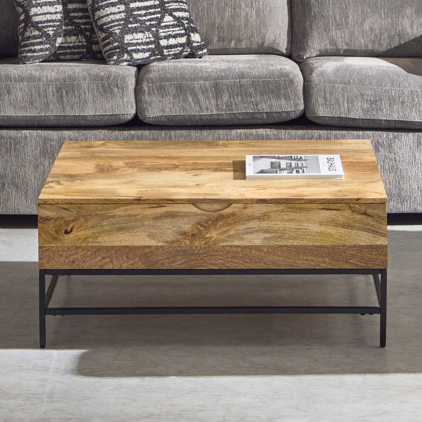 Cavon Amigo Solid Wood Lift Top Coffee Table - Image 4