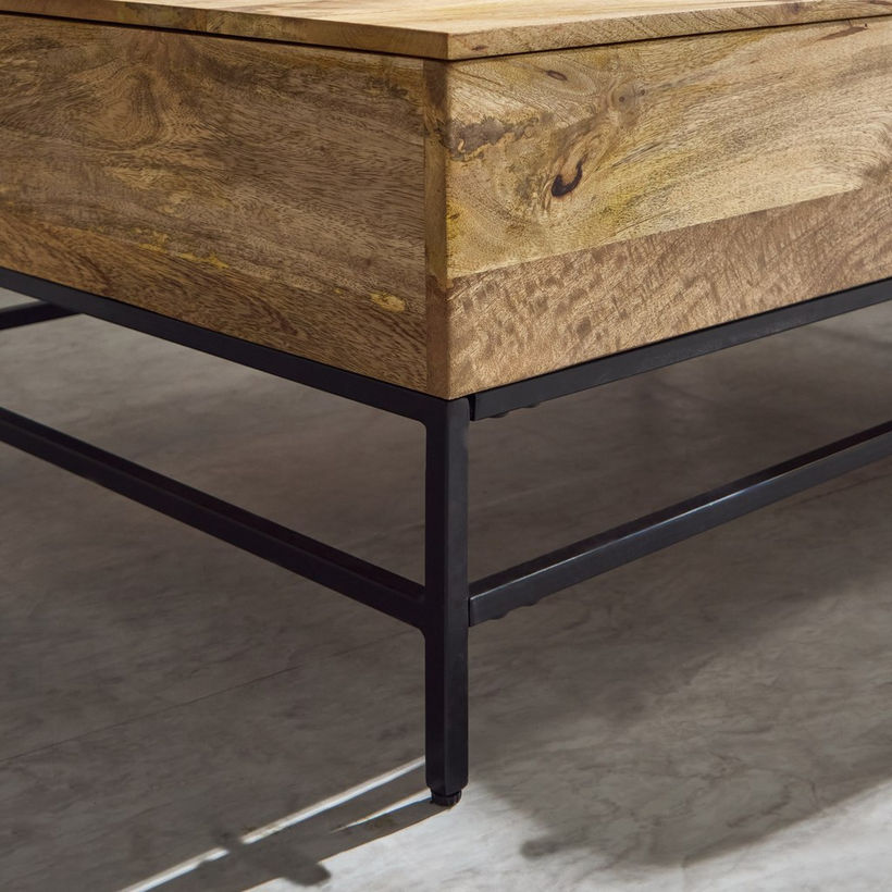 Cavon Amigo Solid Wood Lift Top Coffee Table - Image 10