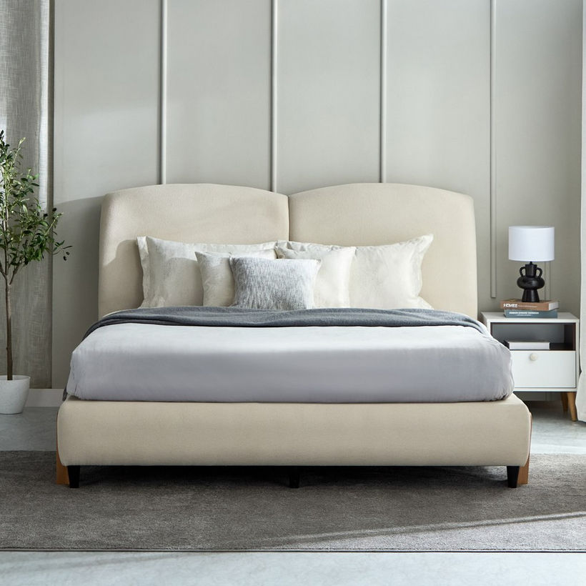 Movo Nordica Abby Upholstered Queen Bed - 160x200 cm - Image 3