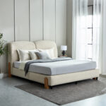 Movo Nordica Abby Upholstered King Bed - 180x200 cm