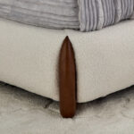 Movo Pearl Tuscany Upholstered King Bed - 180x200 cm