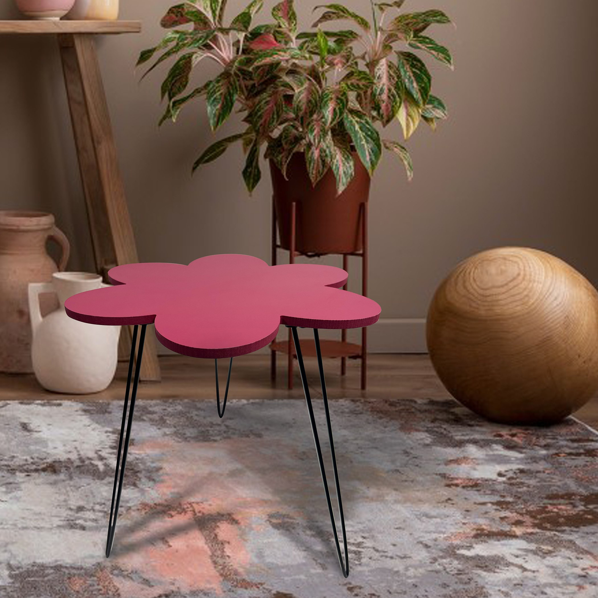 Floret Lavish Accent End Table