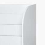 Movo Vanilla Cosmic Storage Cabinet and Bookcase with 3 Drawers