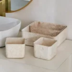 Ahana 4-Piece Felt Storage Basket Set