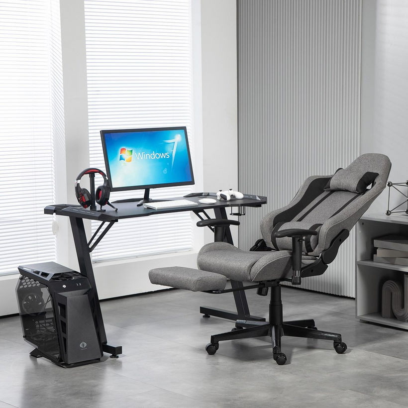 Troy Gaming Chair with Footrest - Image 19