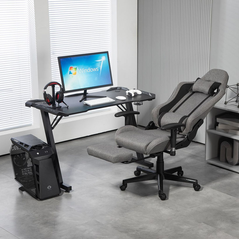 Troy Gaming Chair with Footrest - Image 20
