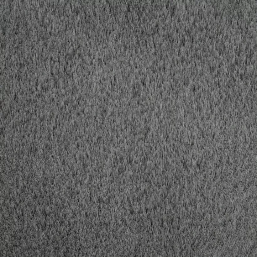 Faux Rabbit Fur Round Rug - 90 cm - Image 3