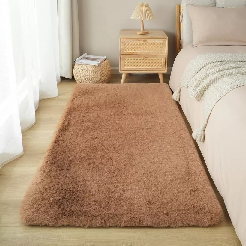 Luxy Bliss Premium Faux Rabbit Fur Rug - 80x150 cm - Image 3