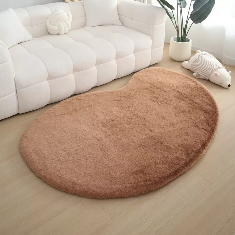 Luxy Bliss Premium Faux Rabbit Fur Rug - 120x180 cm - Image 3