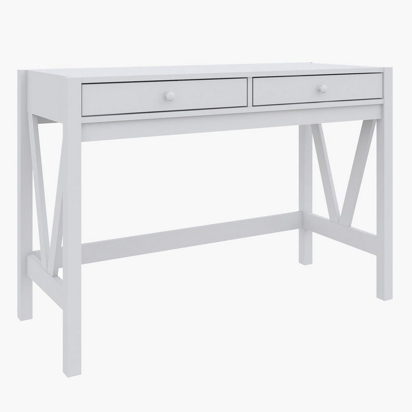 Movo Preston Study Desk with 2 Drawers - Image 4