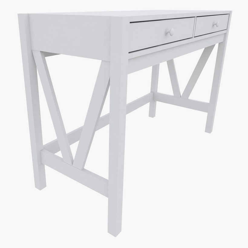 Movo Preston Study Desk with 2 Drawers - Image 7