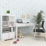 Vanilla Cody Bookcase Storage Unit with 2 Doors