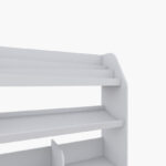 Movo Vanilla Cosmic Kids' Bookcase and Storage Cabinet