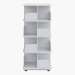 Movo Vanilla Ollie Rotating Bookcase Storage Unit