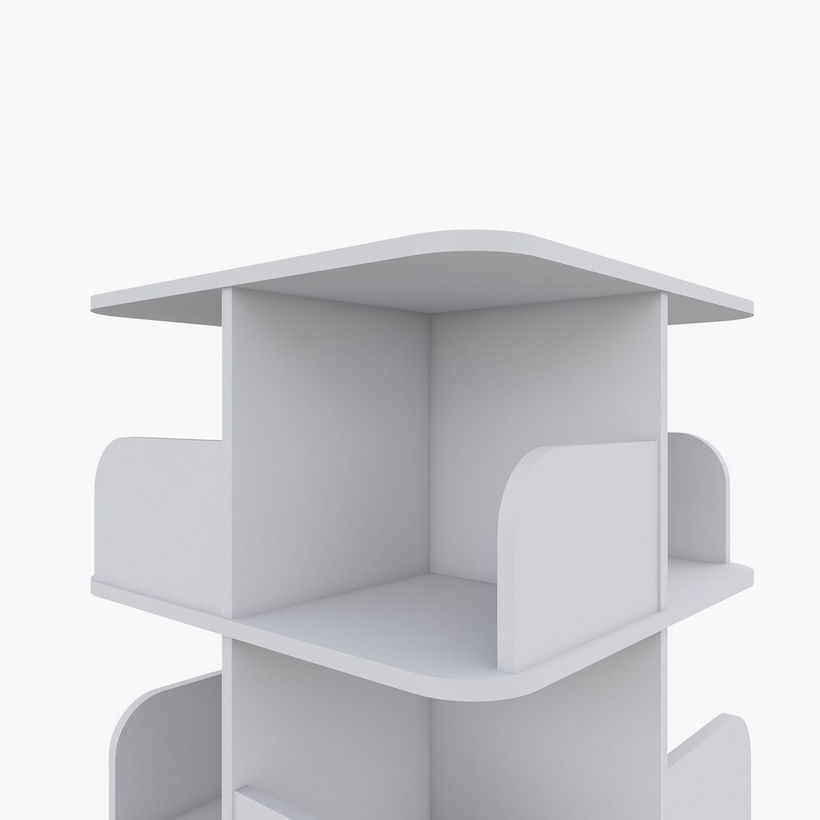 Movo Vanilla Ollie Rotating Bookcase Storage Unit - Image 7