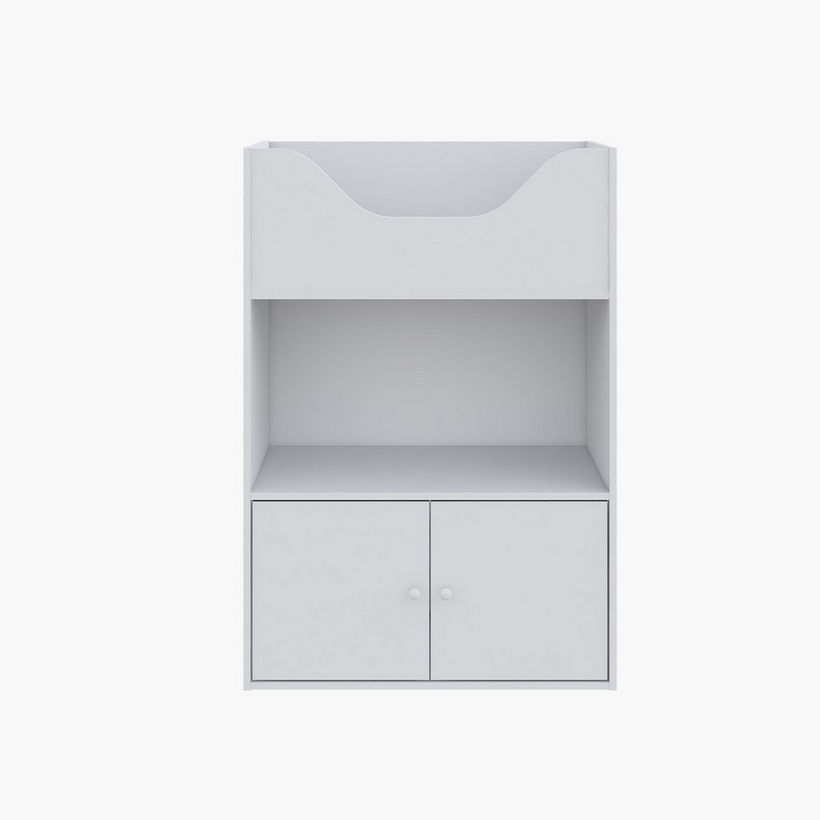 Vanilla Cody 2-Door Kids Cabinet Bookcase - Image 3