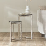 Cavon Elson 2-Piece Glass Top Accent Table Set