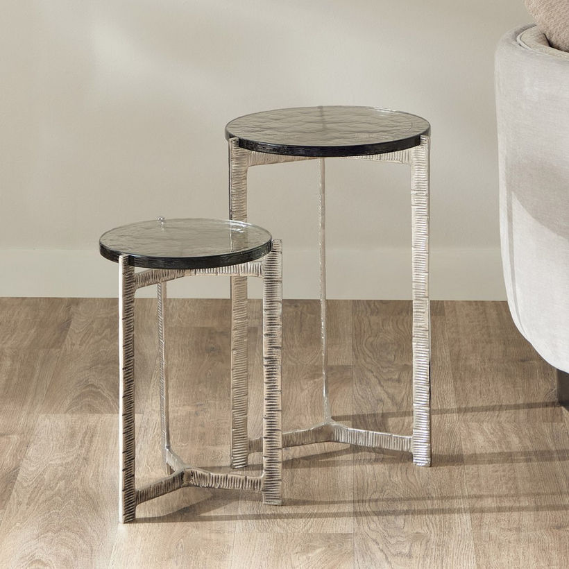 Cavon Elson 2-Piece Glass Top Accent Table Set - Image 3