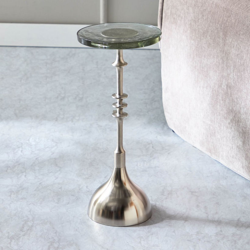 Cavon Edith Glass Top Accent Table - Image 3