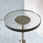 Cavon Edith Glass Top Accent Table