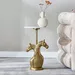 Cavon Friesian Genuine Marble Top Accent Table - Image 12