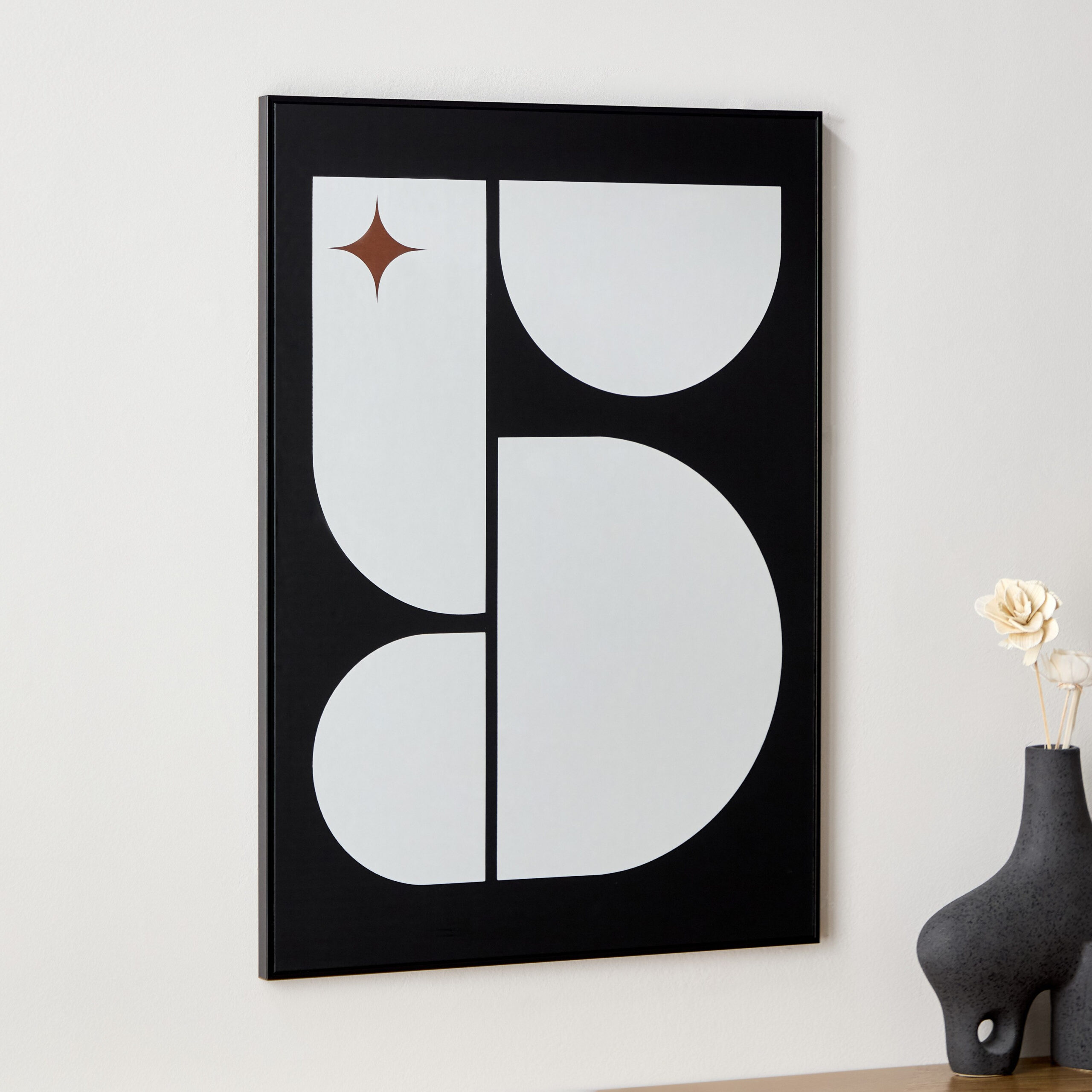 Fero Tinted Framed Wall Art - 50x2x70 cm