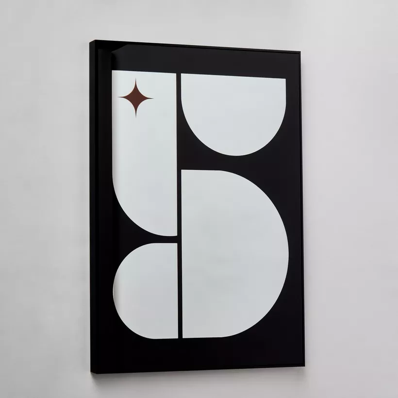 Fero Tinted Framed Wall Art - 50x2x70 cm - Image 2