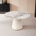 Carmella 6-Seater Round Sintered Stone Dining Table with Lazy Susan - Image 16