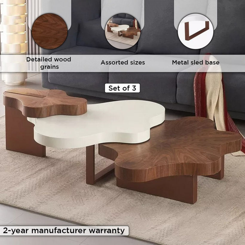 Opulence 3-Piece Coffee Table Set - Image 5