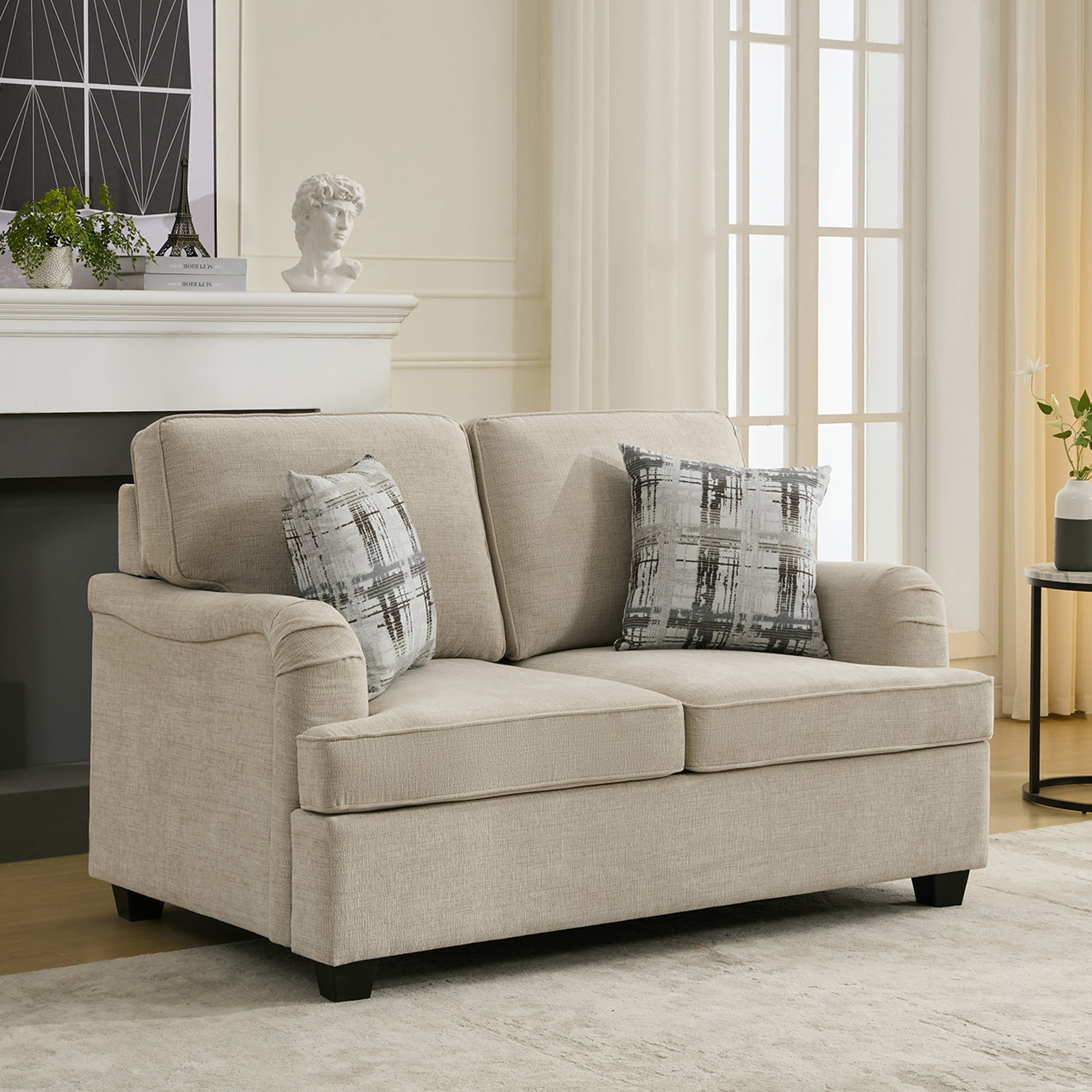 California NXT 2-Seater Fabric Sofa with 2 Cushions