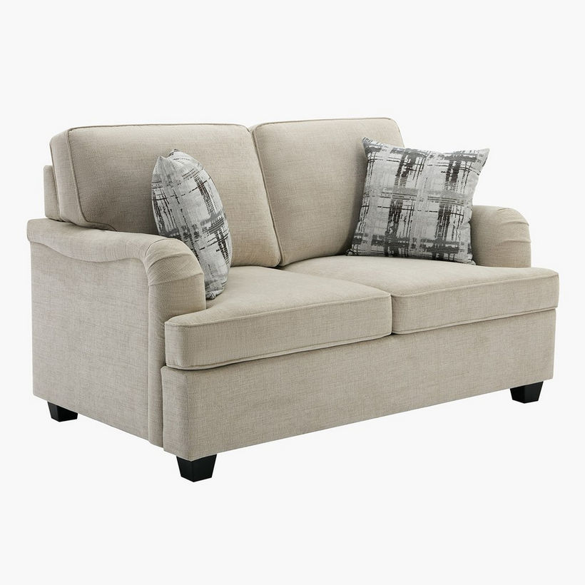 California NXT 2-Seater Fabric Sofa with 2 Cushions - Image 4